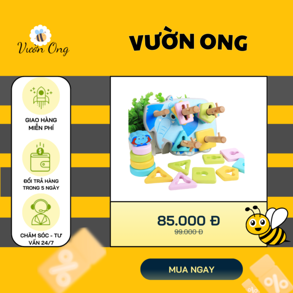 Đồ chơi xếp hình thông minh cho bé